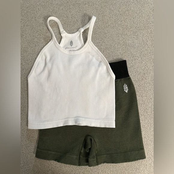 SOLDFree People Happiness Runs Crop & Prajna Shorts SET - Picture 8 of 16